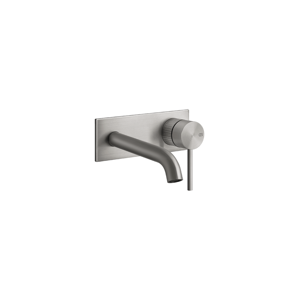 Gessi Washbasin Mixer 54484 in Steel Brushed