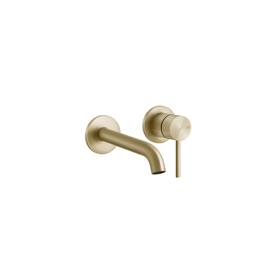 Gessi Washbasin Mixer 54486 in Brass Brushed Pvd