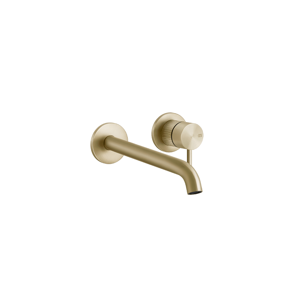 Gessi Washbasin Mixer 54489 in Brass Brushed Pvd