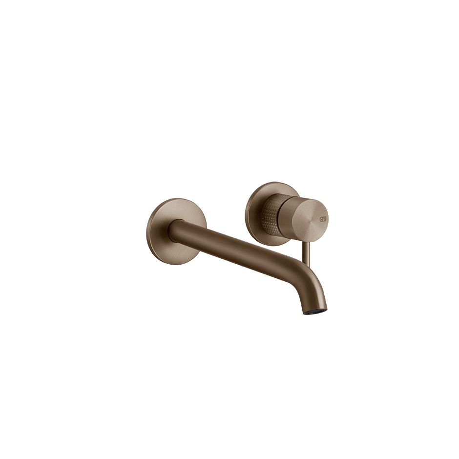 Gessi Washbasin Mixer 54489 in Coffee Bronze Brushed Pvd