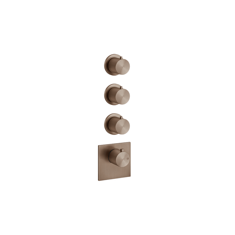 Gessi Shower Mixer 54506 in Copper Brushed Pvd
