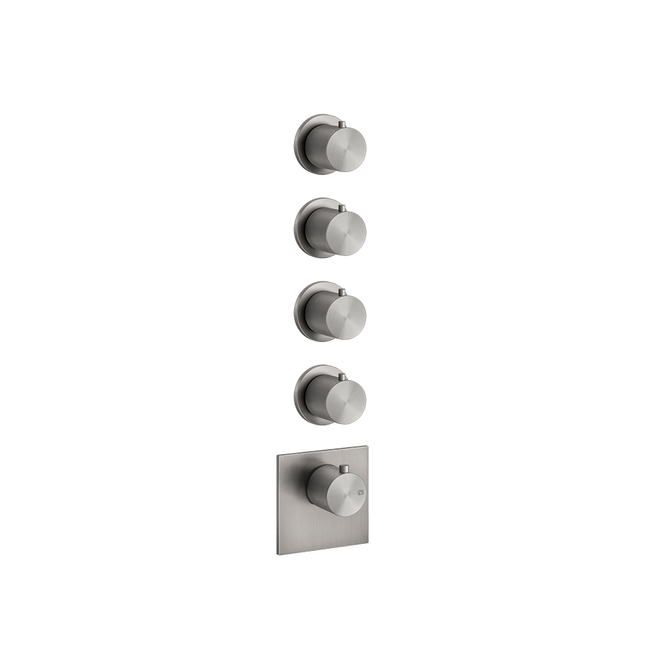Gessi Shower Mixer 54508 in Steel Brushed