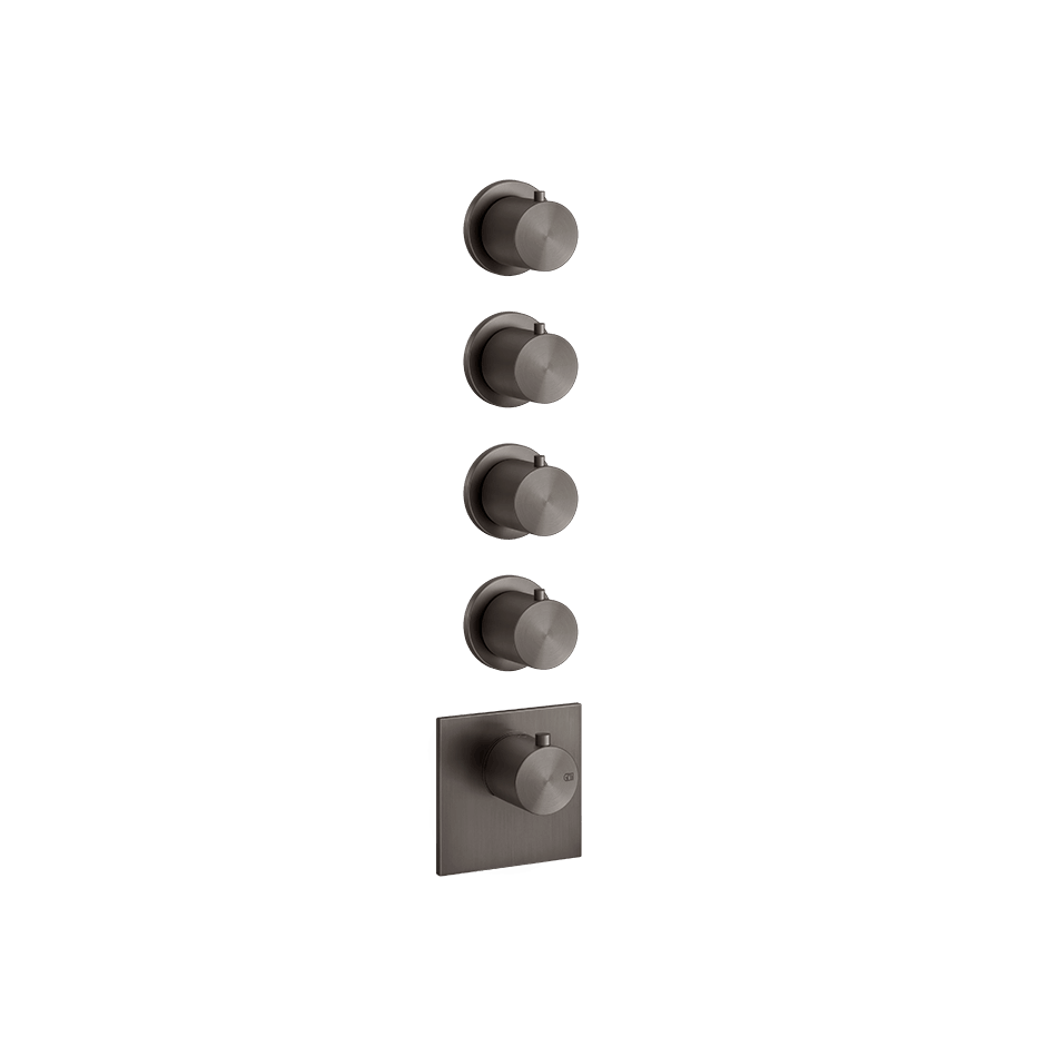 Gessi Shower Mixer 54508 in Black Metal Br. Pvd