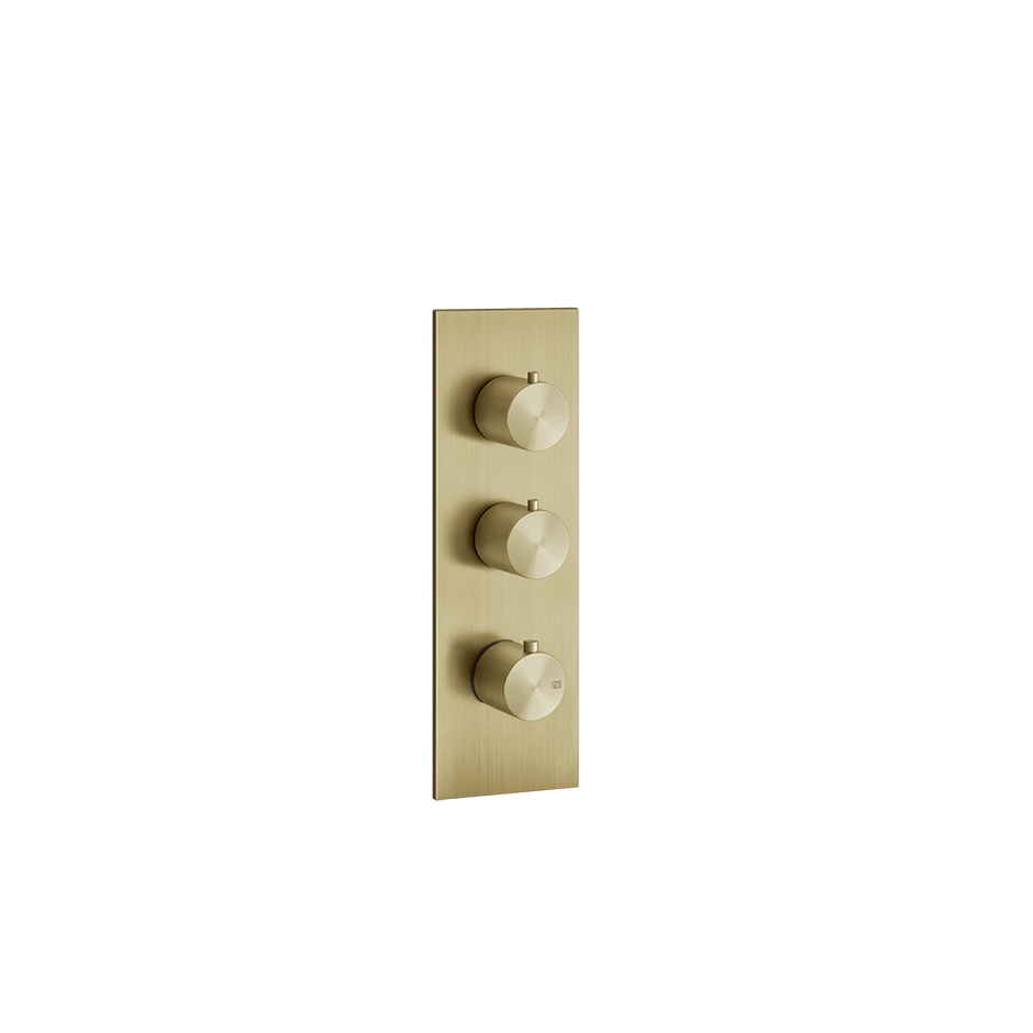 Gessi Shower Mixer 54514 in Brass Brushed Pvd