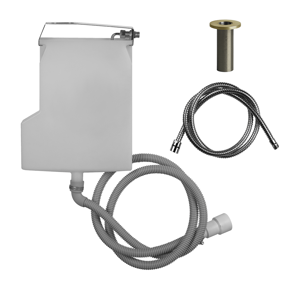 Gessi Handshower Drain Kit 54592 in Brass Brushed Pvd