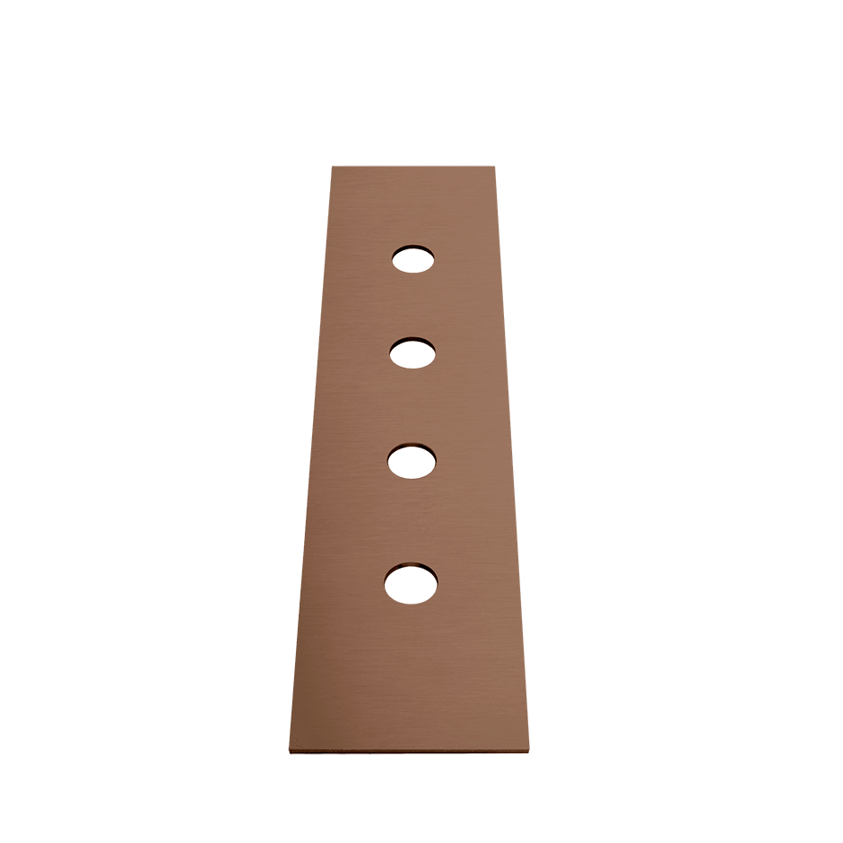 Gessi Handshower Drain Kit 54595 in Copper Brushed Pvd