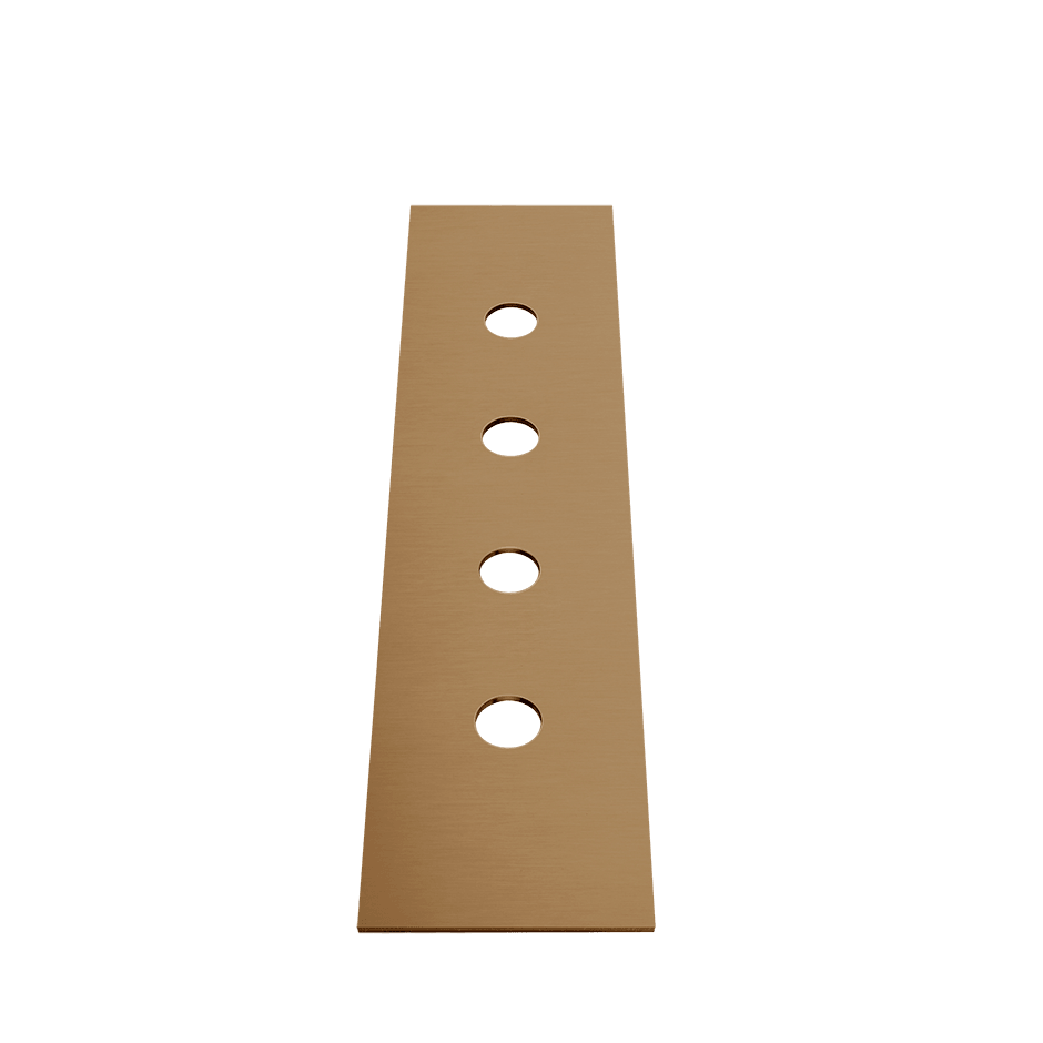 Gessi Handshower Drain Kit 54595 in Warm Bronze Br. Pvd