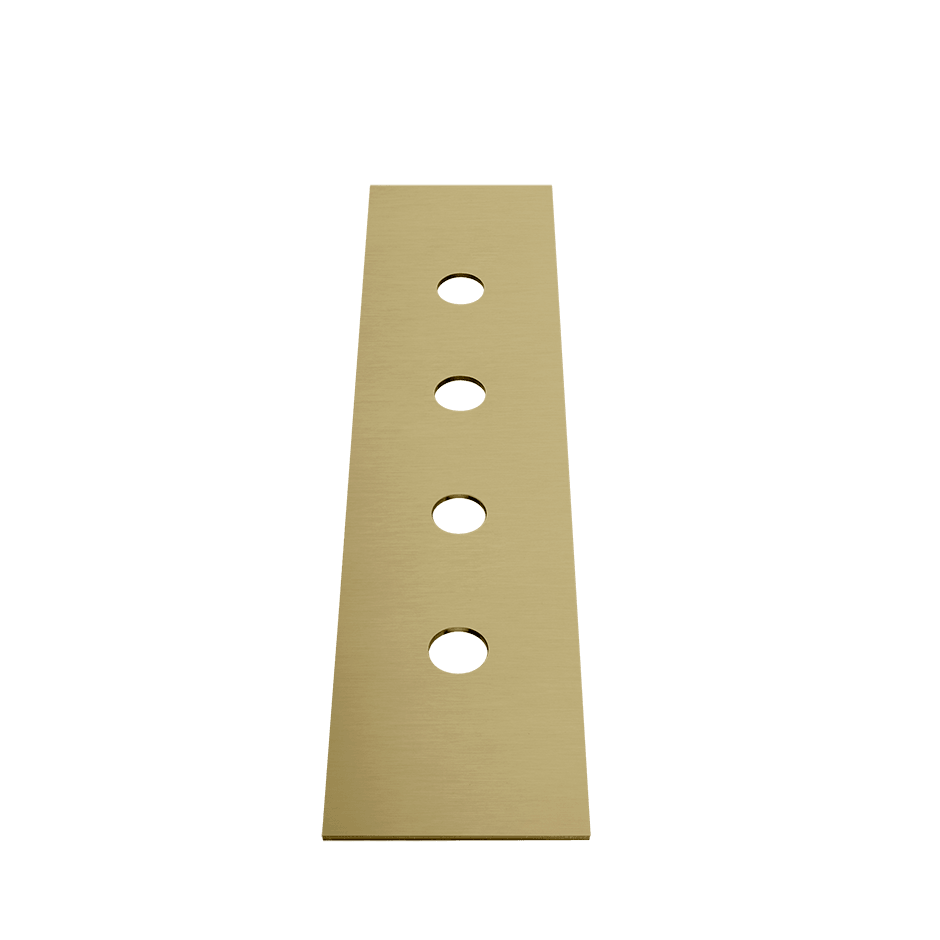 Gessi Handshower Drain Kit 54595 in Brass Brushed Pvd