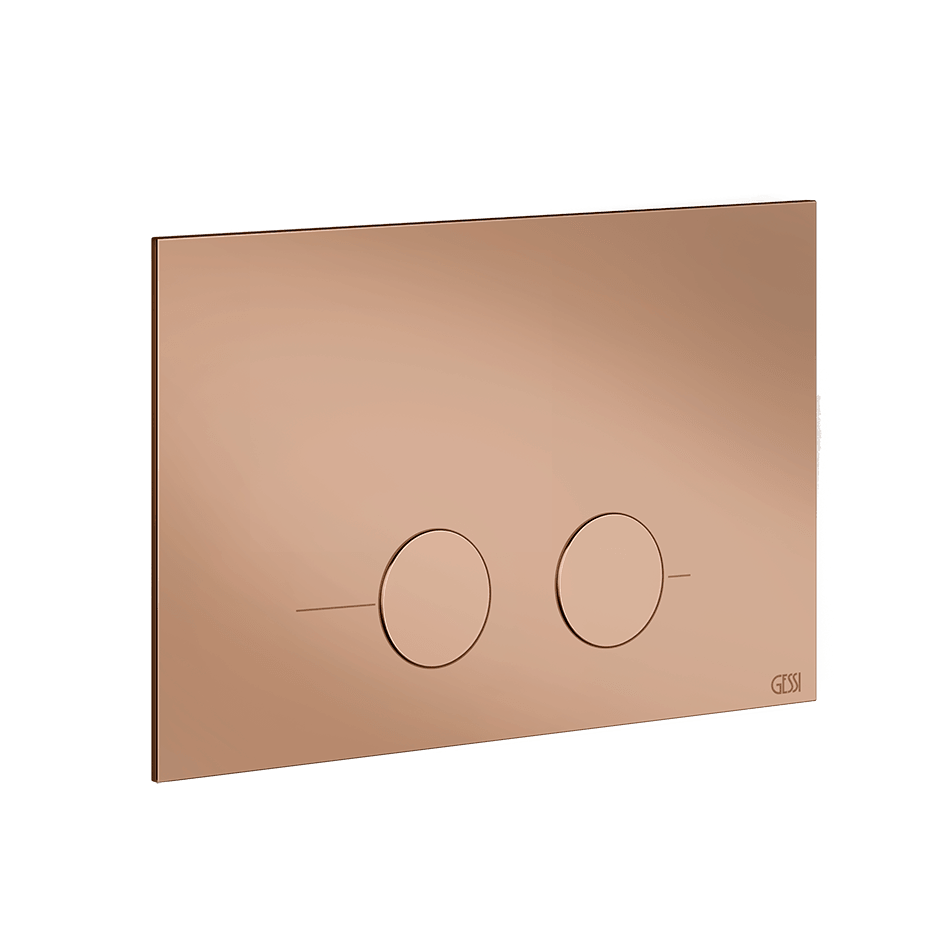 Gessi Flush Plate 54611 in Copper Pvd