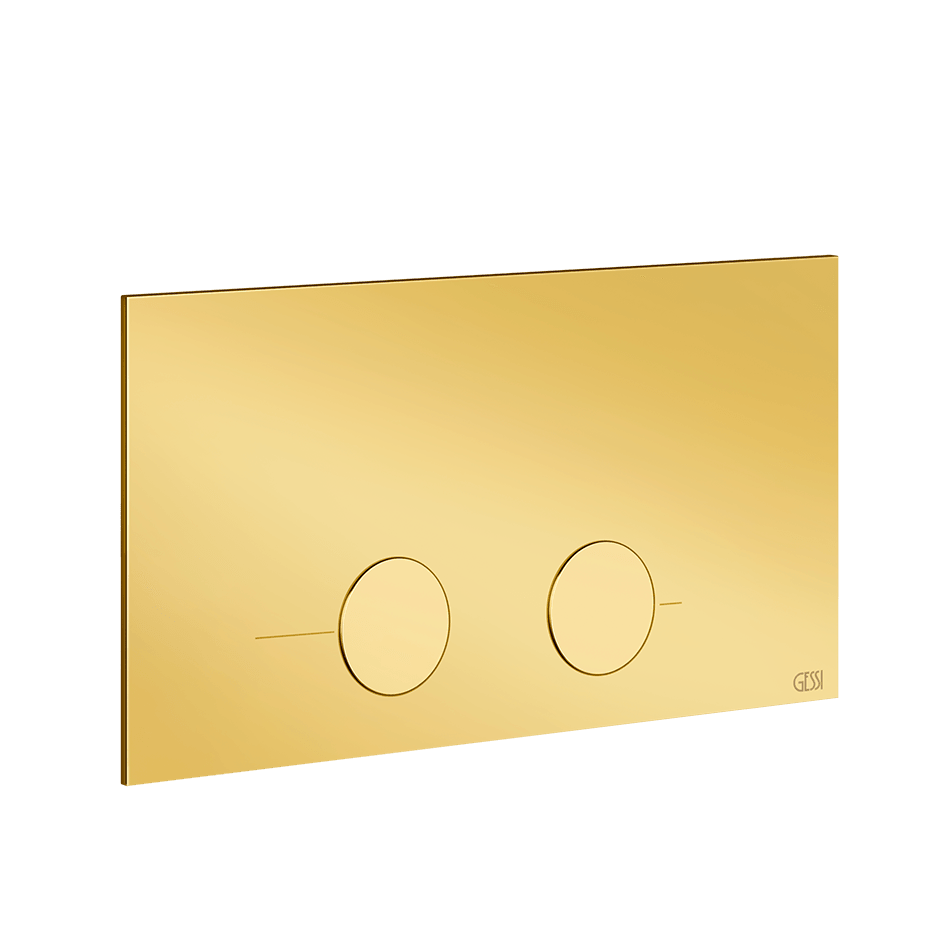 Gessi Flush Plate 54613 in Gold Pvd
