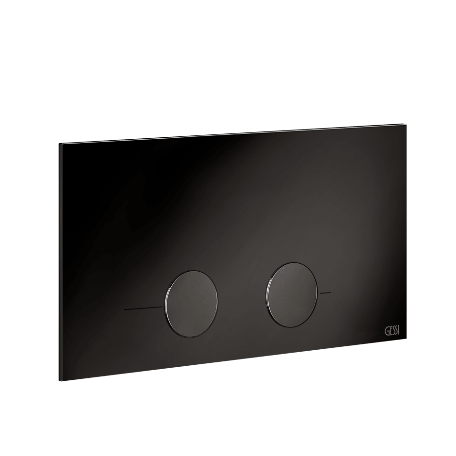 Gessi Flush Plate 54613 in Black Metal Pvd