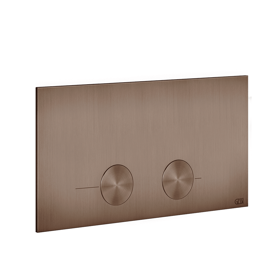 Gessi Flush Plate 54613 in Copper Brushed Pvd