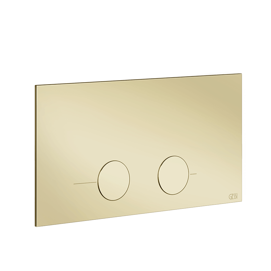 Gessi Flush Plate 54613 in Brass Pvd
