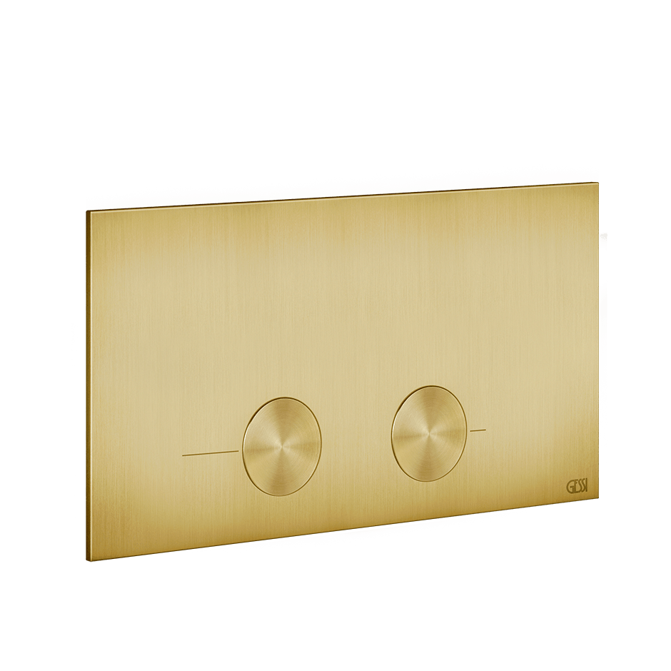 Gessi Flush Plate 54613 in Gold Brushed Pvd