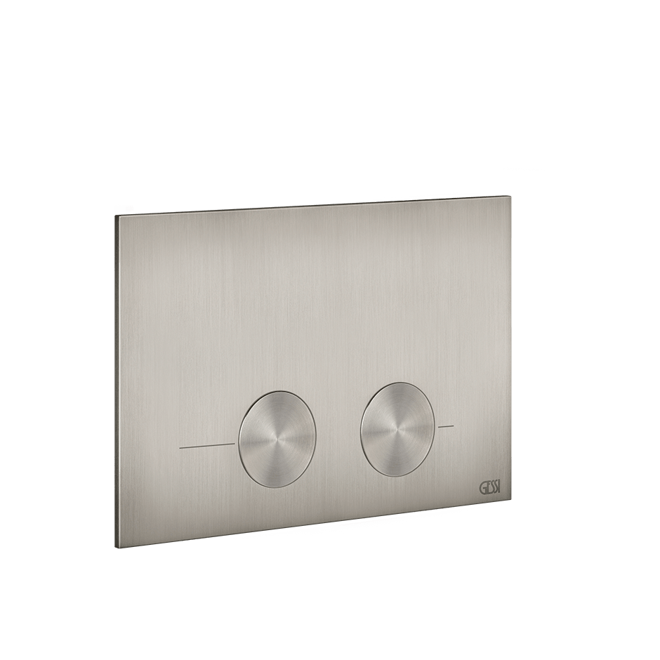 Gessi Flush Plate 54615 in Steel Brushed