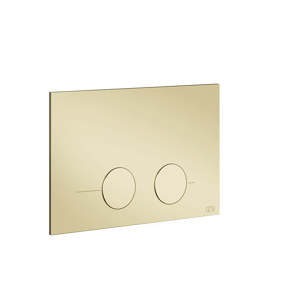 Gessi Flush Plate 54615 in Brass Pvd