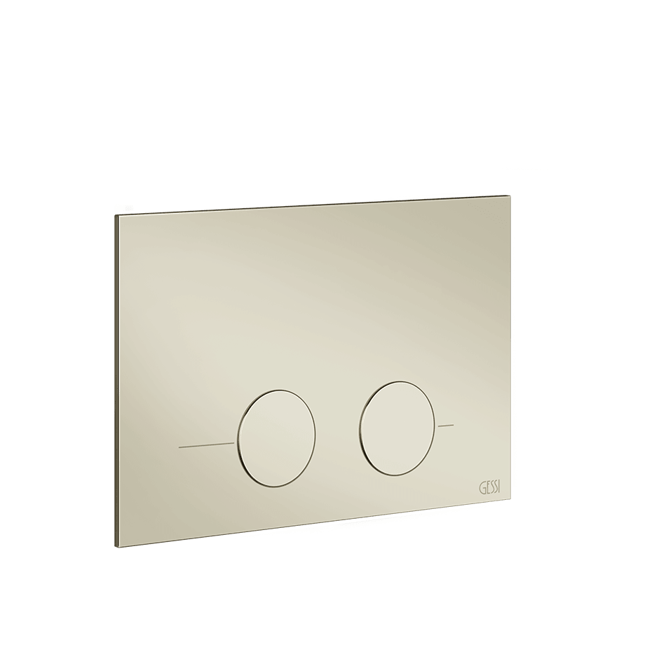 Gessi Flush Plate 54615 in Nickel Pvd