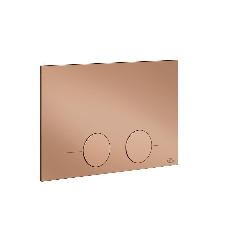 Gessi Flush Plate 54617 in Copper Pvd