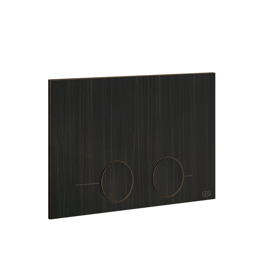 Gessi Flush Plate 54617 in Aged Bronze