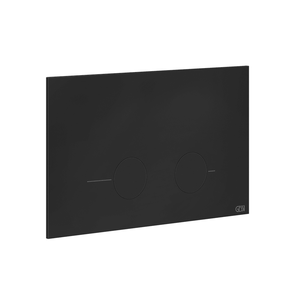 Gessi Flush Plate 54619 in Matte Black
