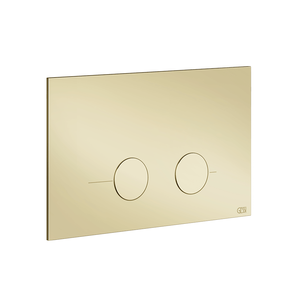 Gessi Flush Plate 54619 in Brass Pvd