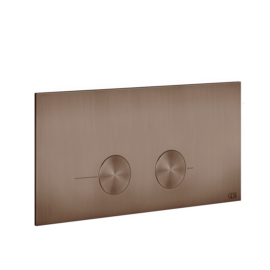 Gessi Flush Plate 54621 in Copper Brushed Pvd