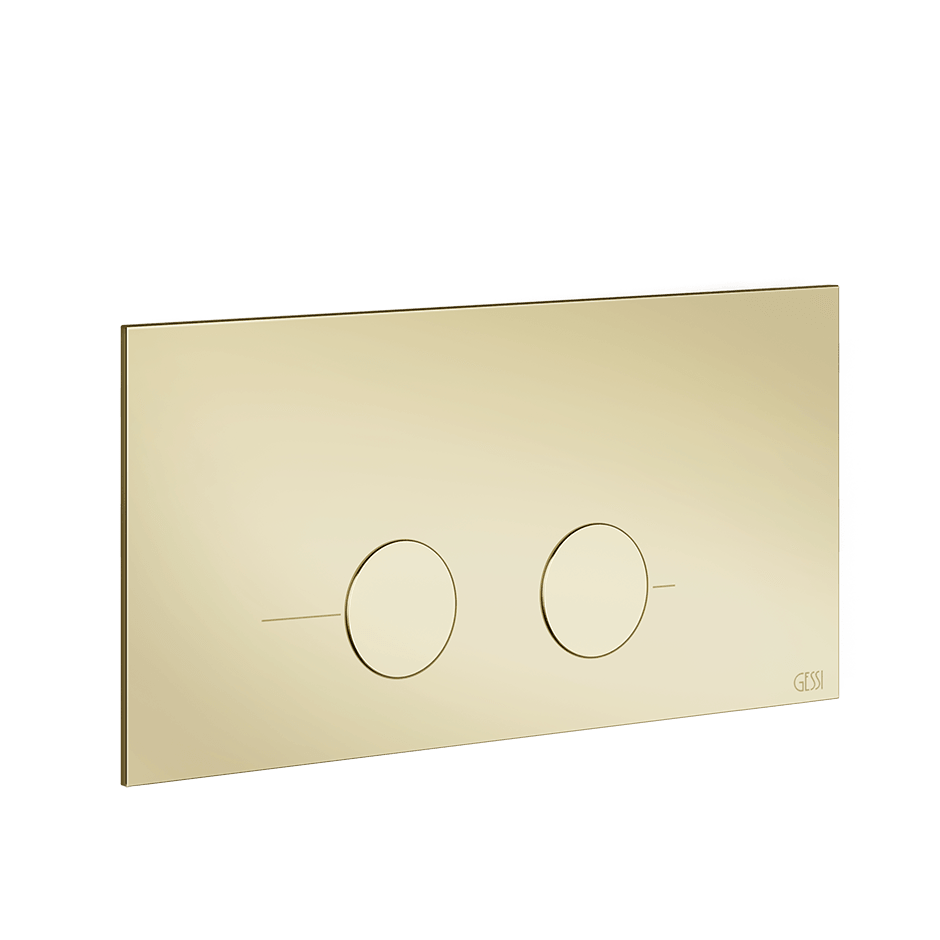 Gessi Flush Plate 54621 in Brass Pvd