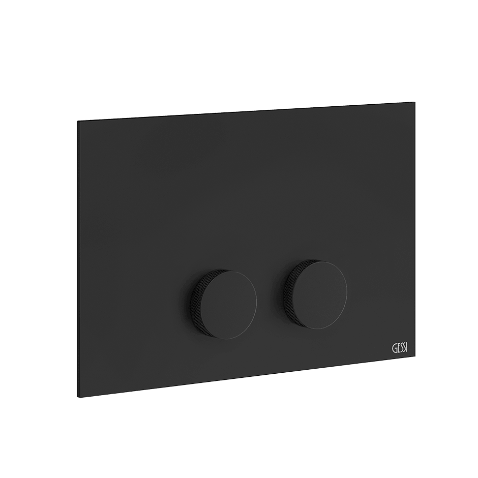 Gessi Flush Plate 54623 in Matte Black