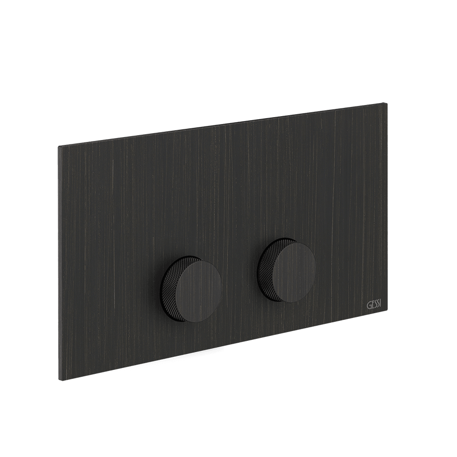 Gessi Flush Plate 54625 in Aged Bronze