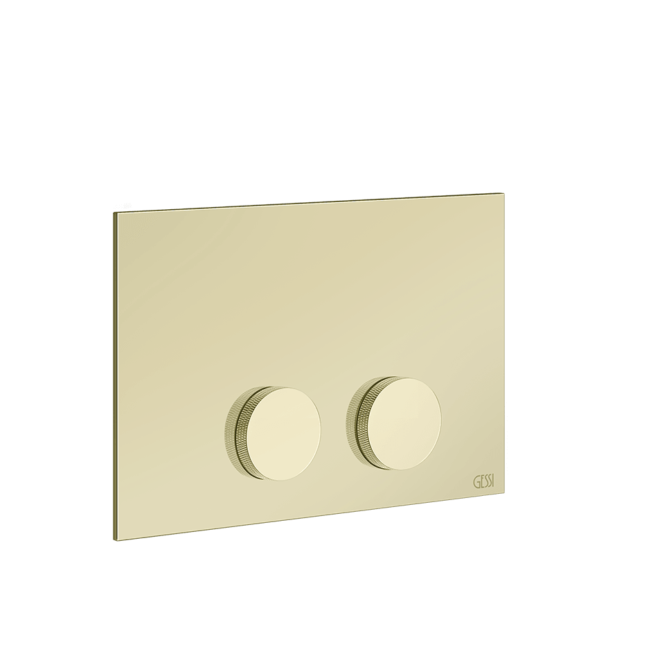 Gessi Flush Plate 54627 in Brass Pvd