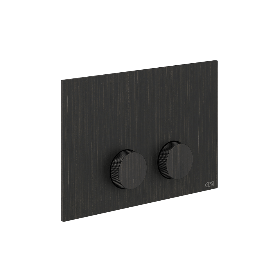 Gessi Flush Plate 54629 in Aged Bronze