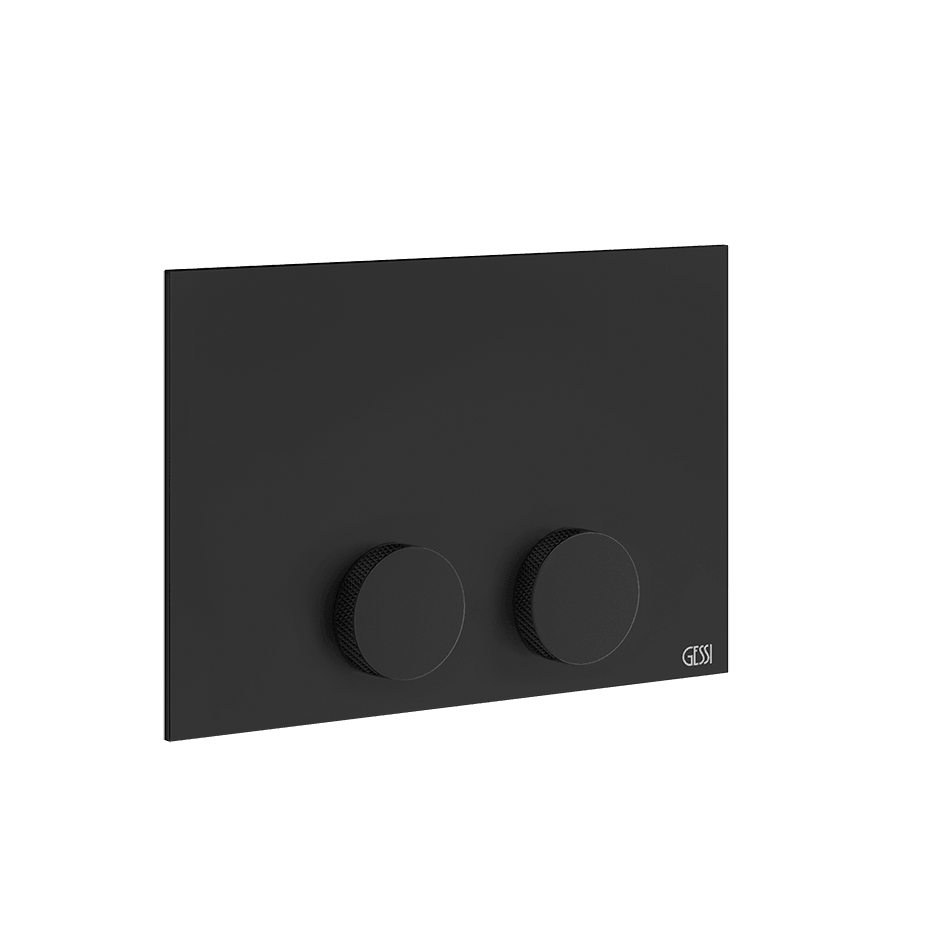 Gessi Flush Plate 54629 in Matte Black