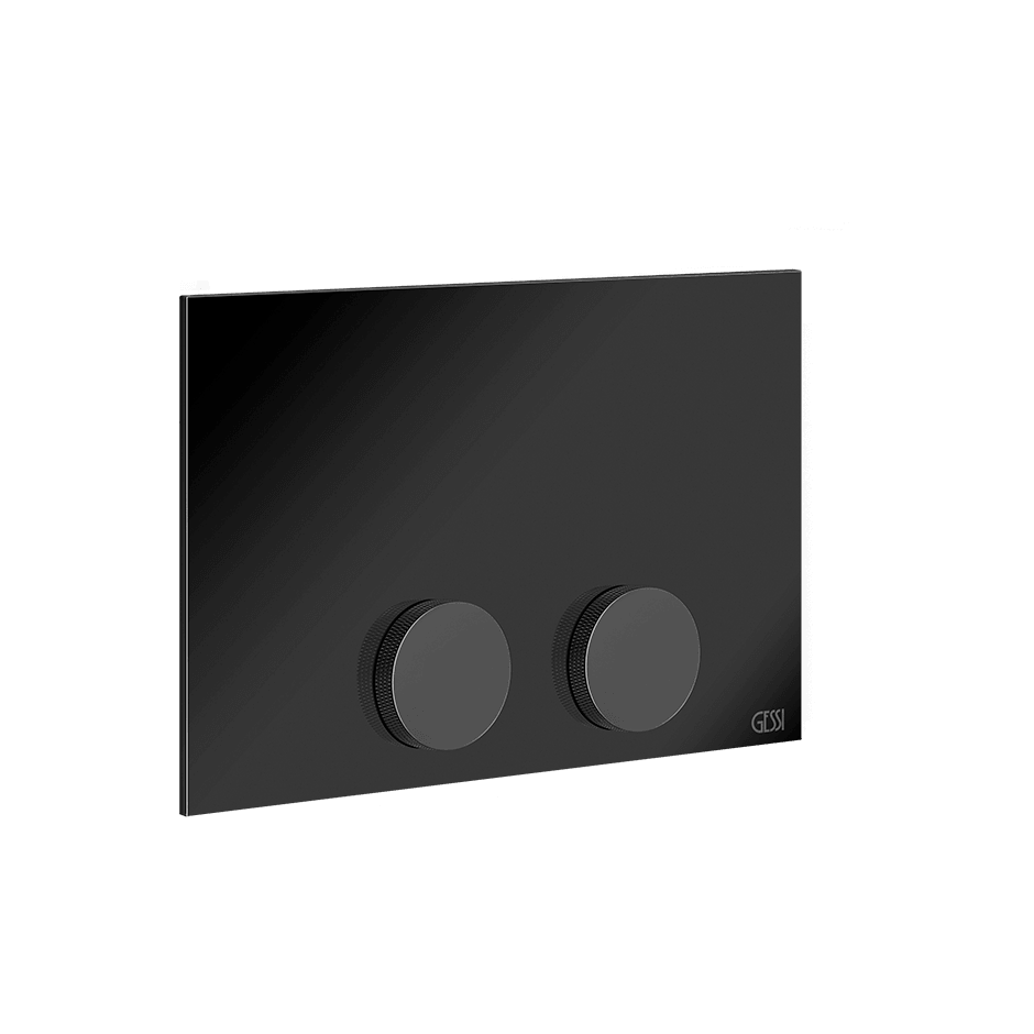 Gessi Flush Plate 54629 in Black Metal Pvd