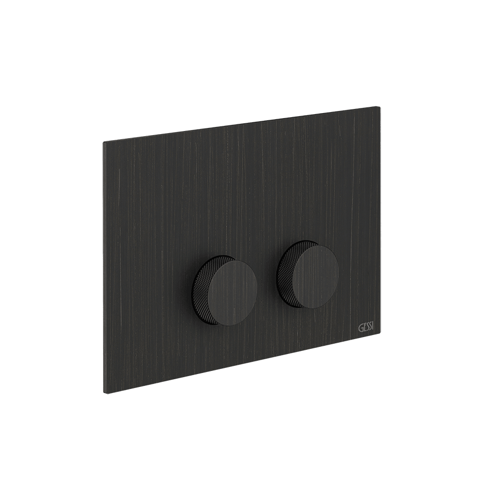Gessi Flush Plate 54631 in Aged Bronze