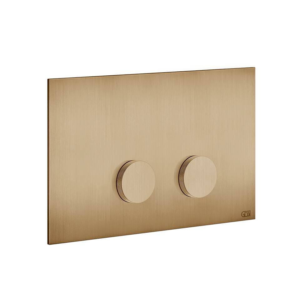 Gessi Flush Plate 54631 in Warm Bronze Br. Pvd