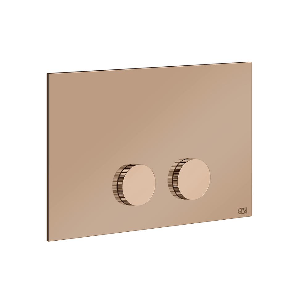 Gessi Flush Plate 54635 in Copper Pvd