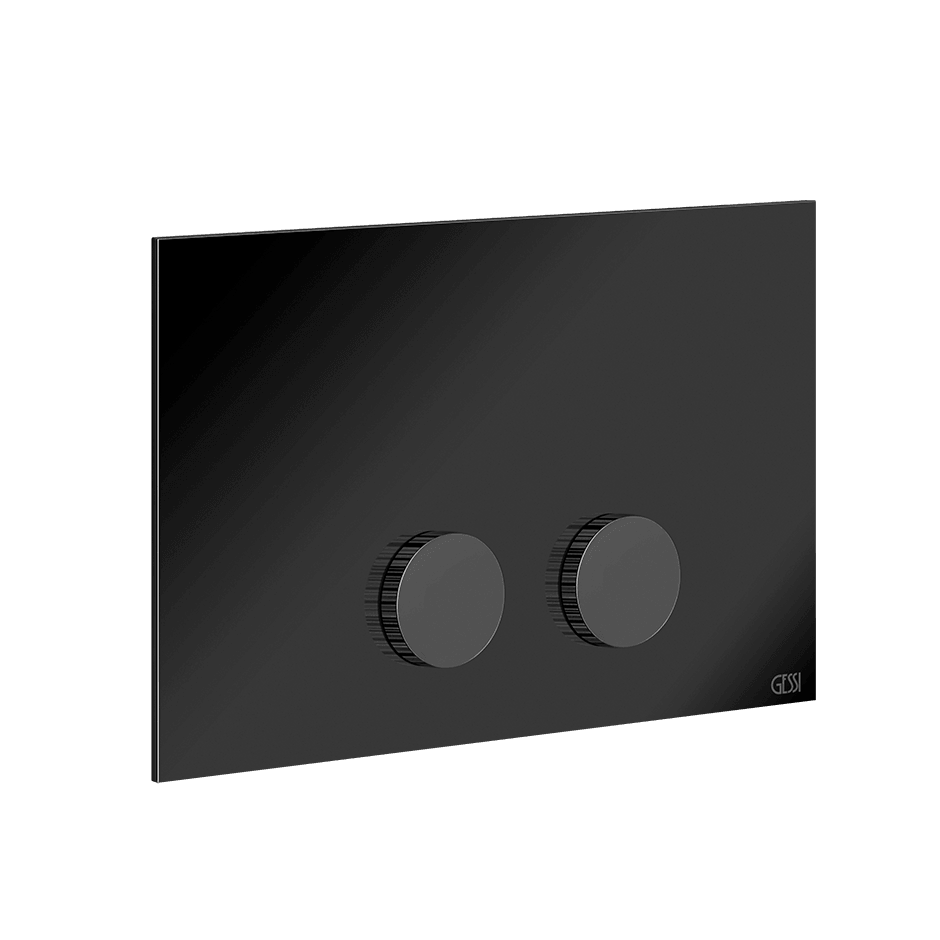 Gessi Flush Plate 54635 in Black Metal Pvd