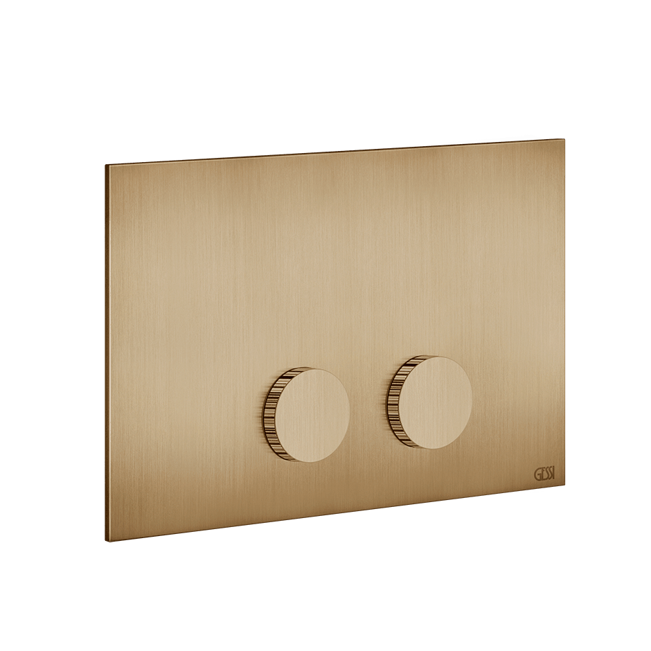 Gessi Flush Plate 54635 in Warm Bronze Br. Pvd