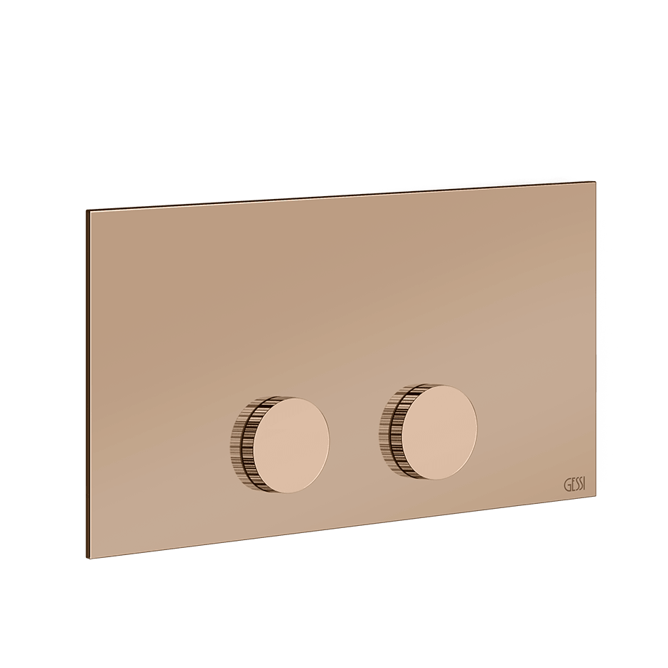 Gessi Flush Plate 54637 in Copper Pvd