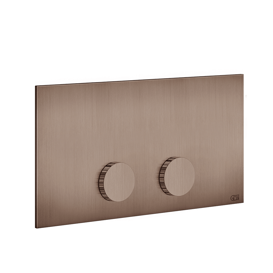 Gessi Flush Plate 54637 in Copper Brushed Pvd