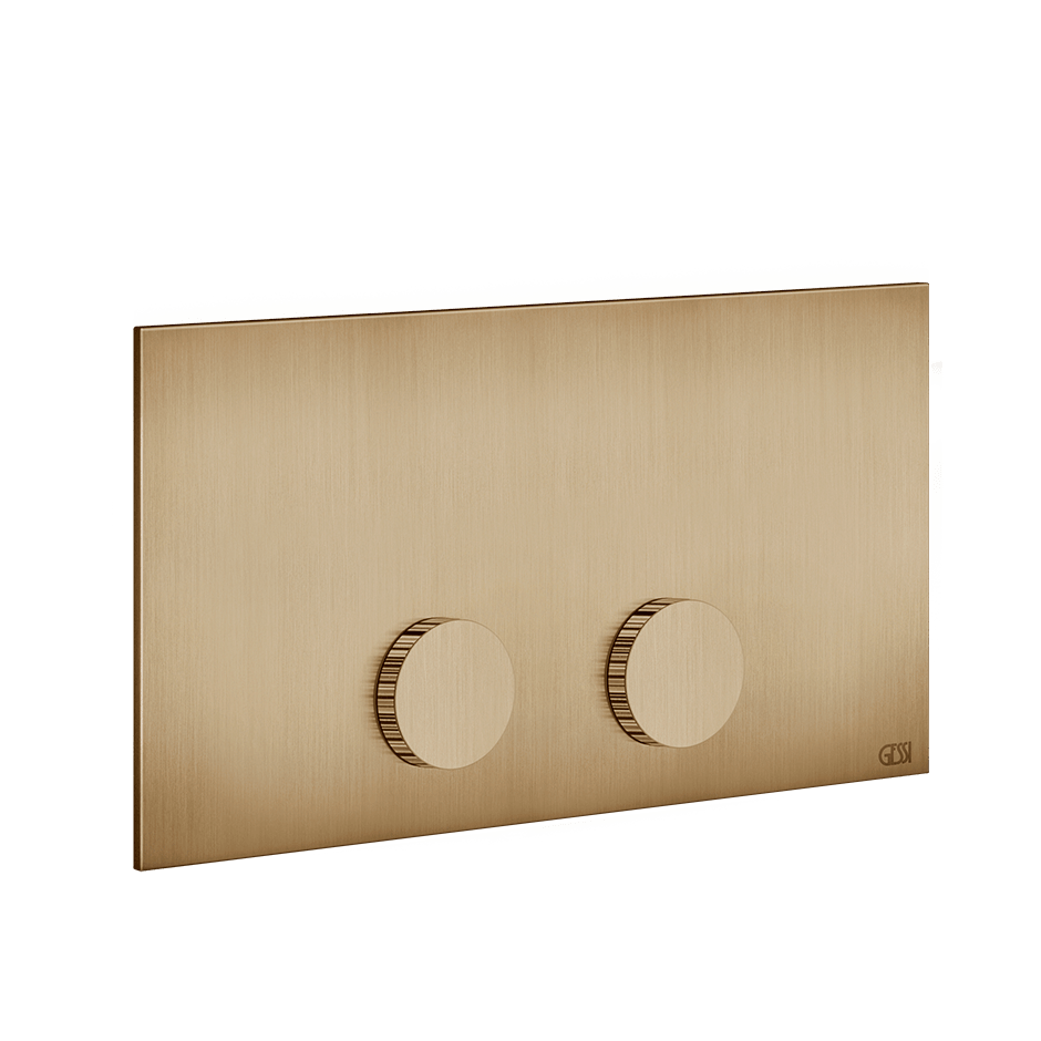 Gessi Flush Plate 54637 in Warm Bronze Br. Pvd