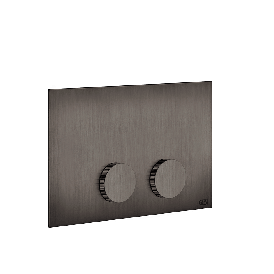 Gessi Flush Plate 54639 in Black Metal Br. Pvd
