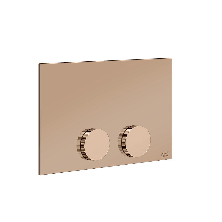 Gessi Flush Plate 54641 in Copper Pvd