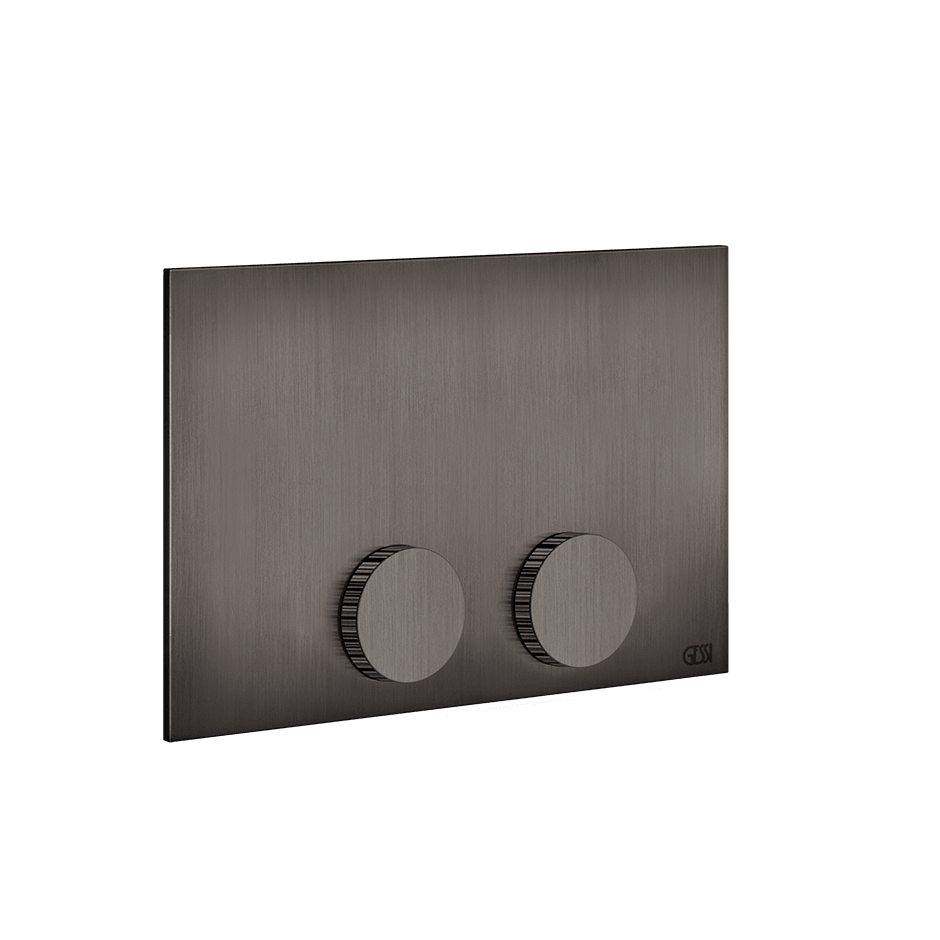 Gessi Flush Plate 54641 in Black Metal Br. Pvd