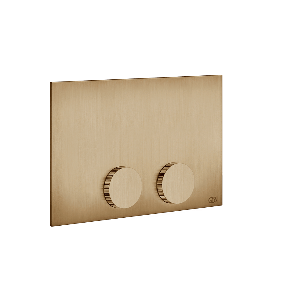 Gessi Flush Plate 54641 in Warm Bronze Br. Pvd