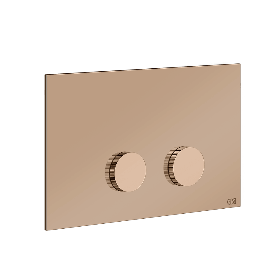 Gessi Flush Plate 54643 in Copper Pvd