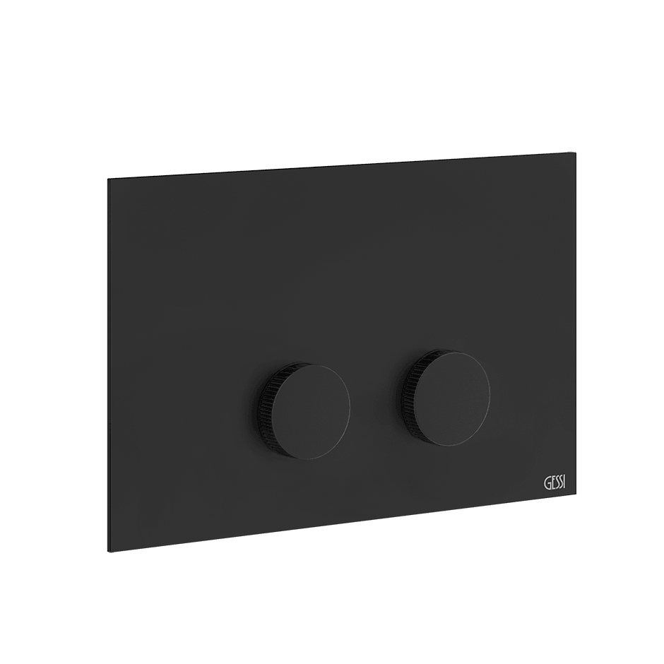 Gessi Flush Plate 54643 in Matte Black