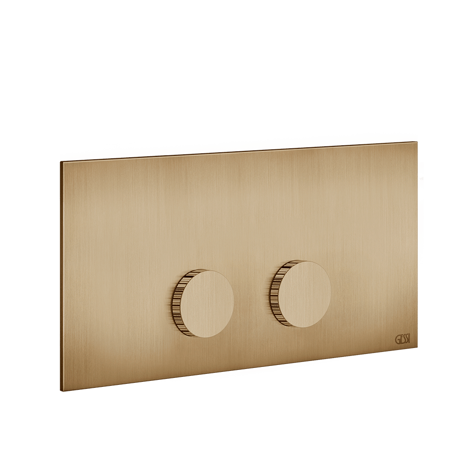 Gessi Flush Plate 54645 in Warm Bronze Br. Pvd