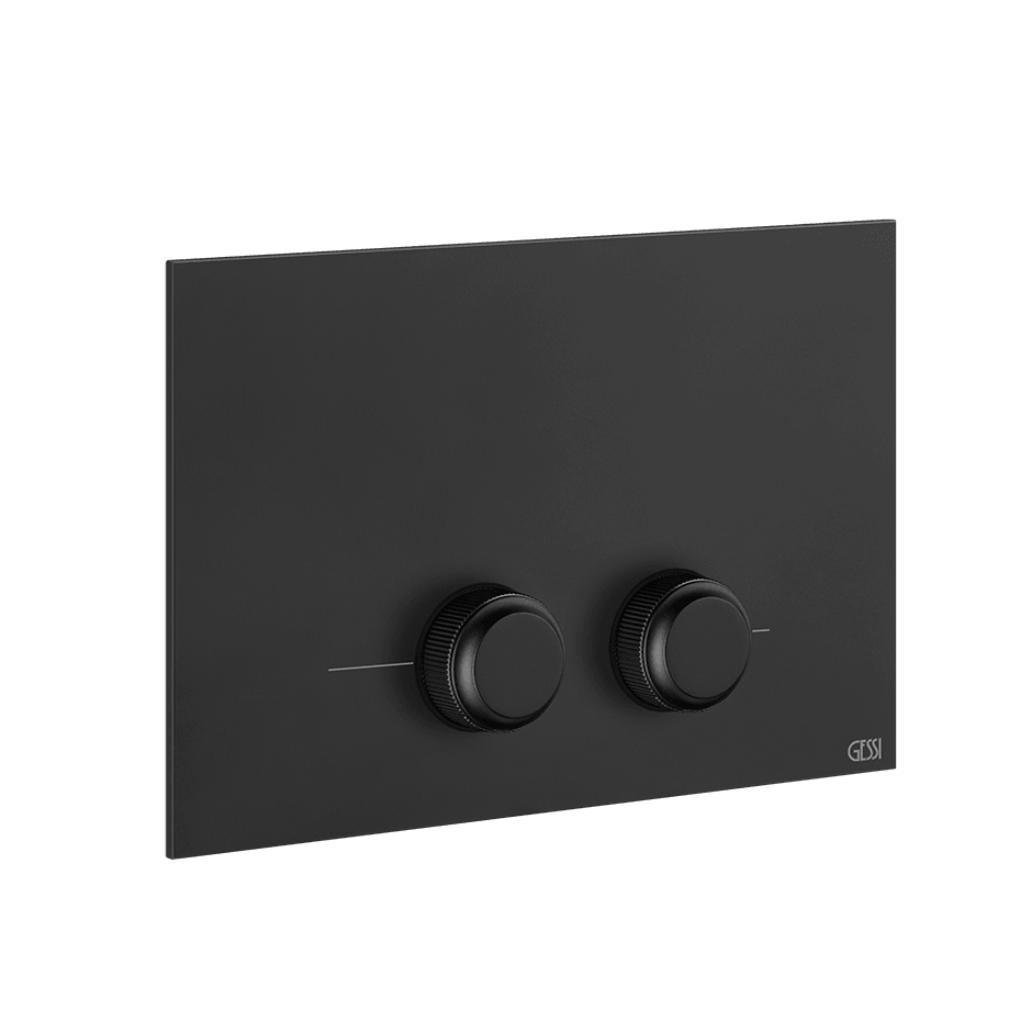 Gessi Flush Plate 54651 in Matte Black