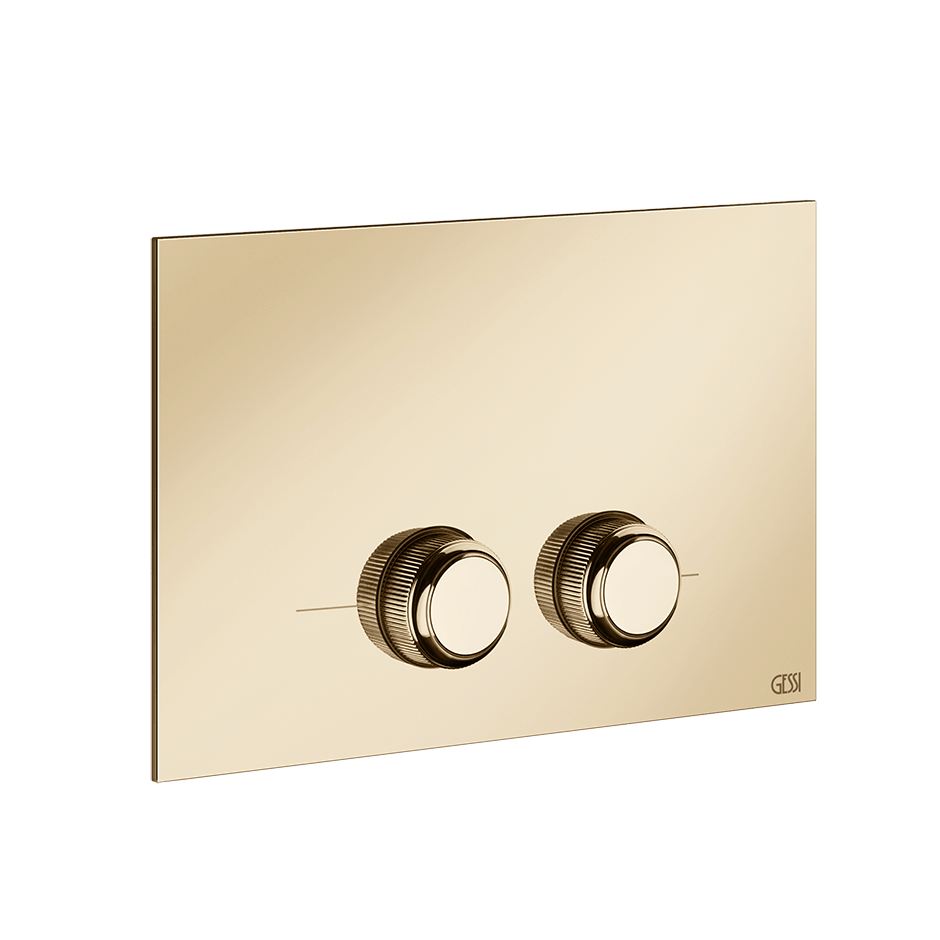 Gessi Flush Plate 54651 in Warm Bronze Pvd